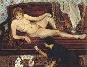 Suzanne Valadon Future Unveiled or The Fortune Teller (mk39) oil painting picture wholesale